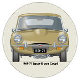 Jaguar E-Type Coupe 2+2 S2 (wire wheels) 1969-71 Coaster 4
